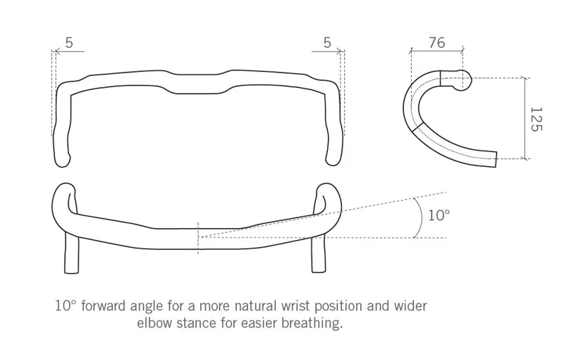 Vision TriMax Carbon Ergo Compact Road Drop Handlebar-1